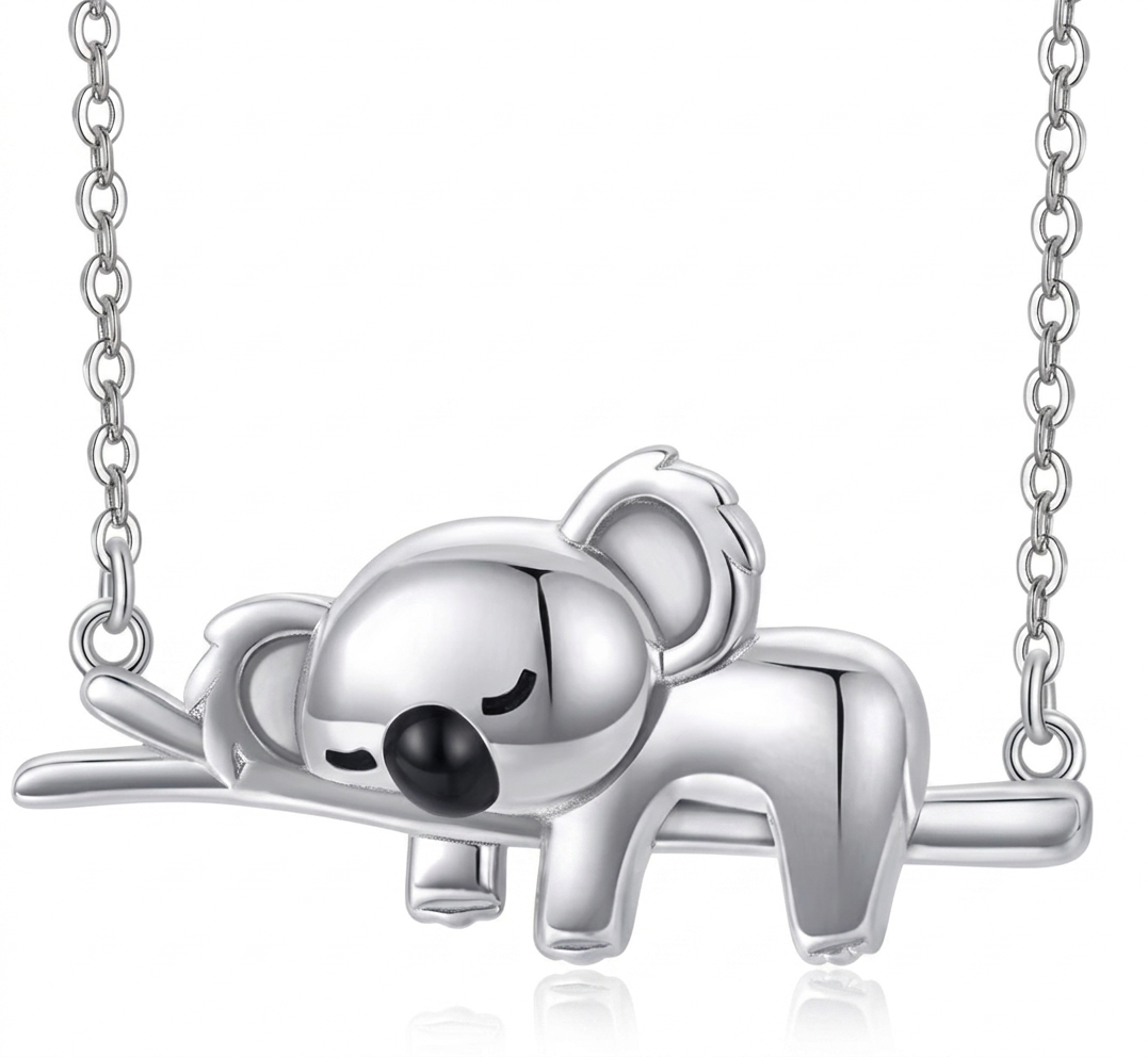 Ezüst koala nyaklánc